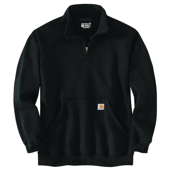 Carhartt Men's TS5294 M RLseFit MW QZip MckNck Sw M REG Pullover Loose Black TS5294-M / 105294-BLKMREG - main